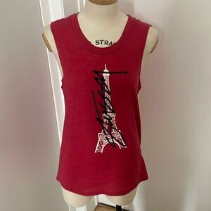 Stussy Red Graphic Tank Top